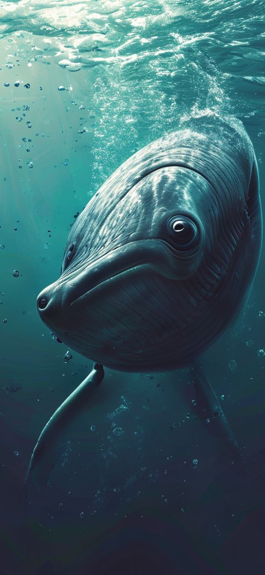 Whale Eye Closeup Deep Intelligent Photorealistic Wallpaper