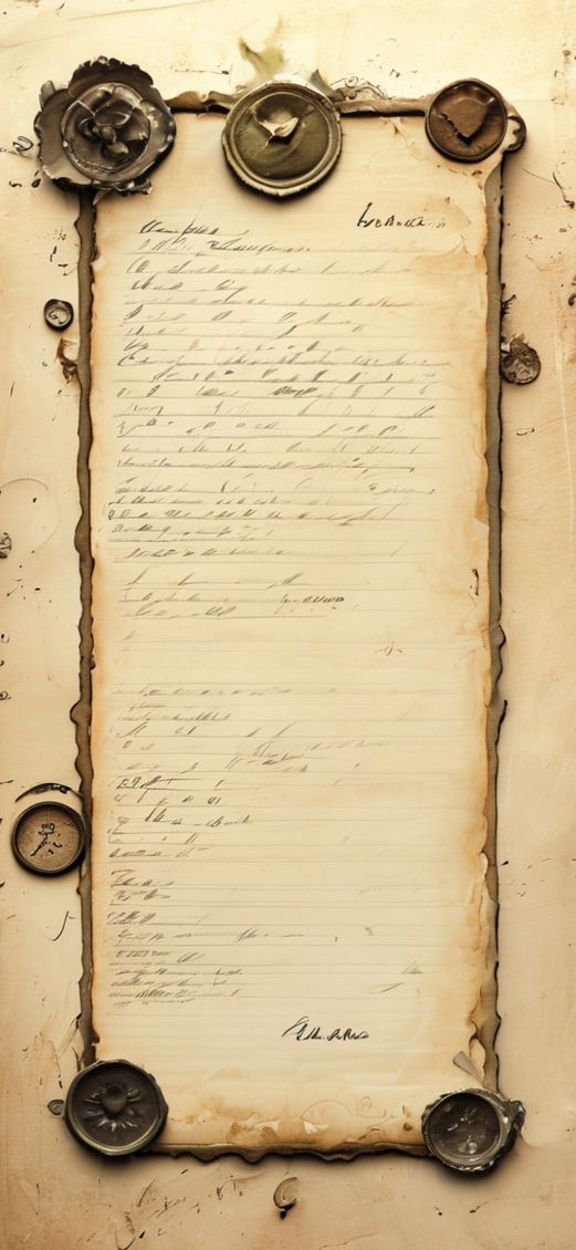 Handwritten Letter Wax Seal Vintage Aesthetic Wallpaper