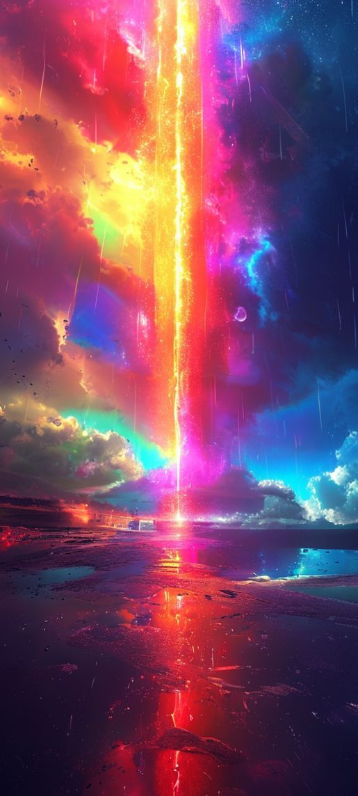 Rainbow After Storm Double Rainbow Photorealistic Wallpaper