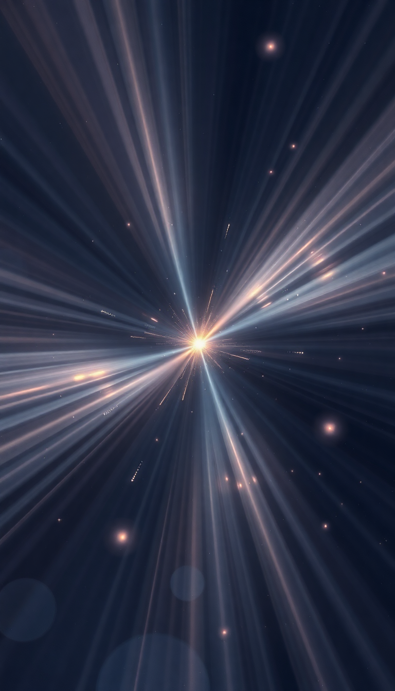 Pulsar Star Emitting Beams Of Digital art Wallpaper
