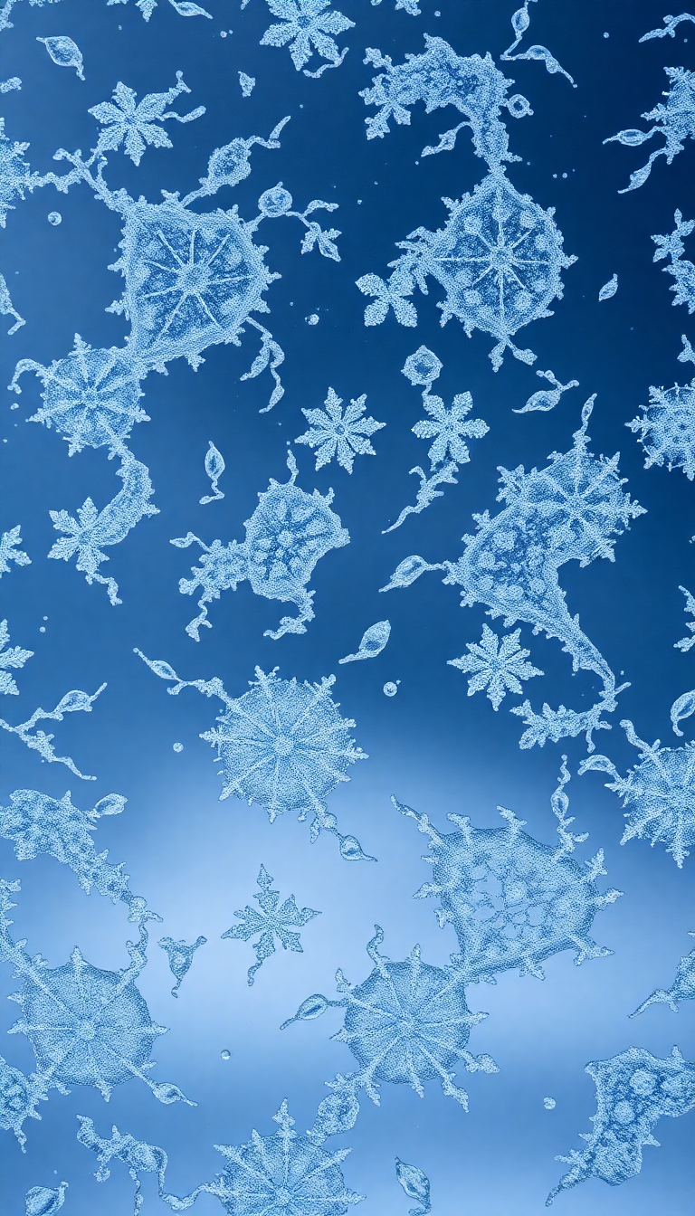 Frost Patterns On Window Macro Aesthetic Wallpaper