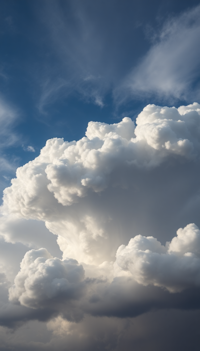 Mammatus Clouds Dramatic Bubble Sky Photorealistic Wallpaper