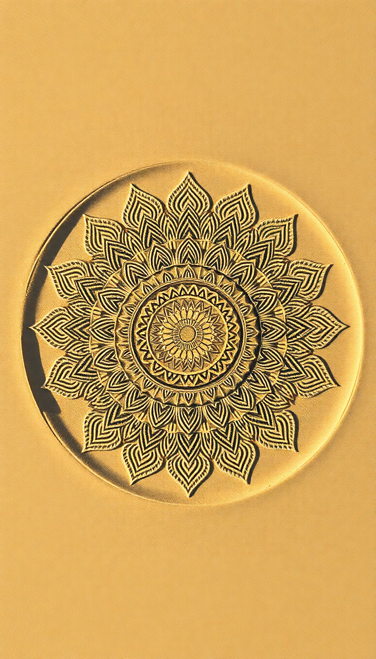 Sand Mandala Intricate Patterns Top Minimalist Wallpaper