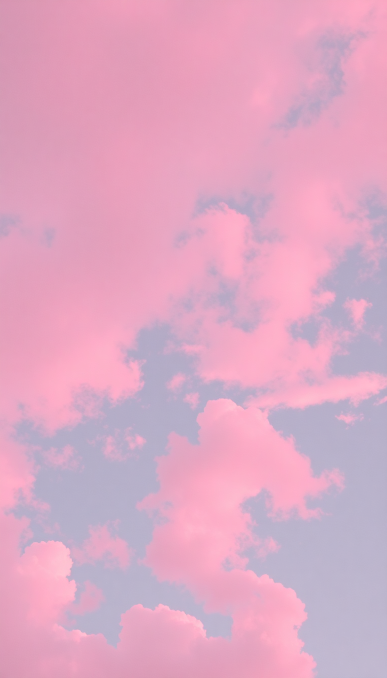 Pink Cloud Cotton Candy Sky Aesthetic Wallpaper