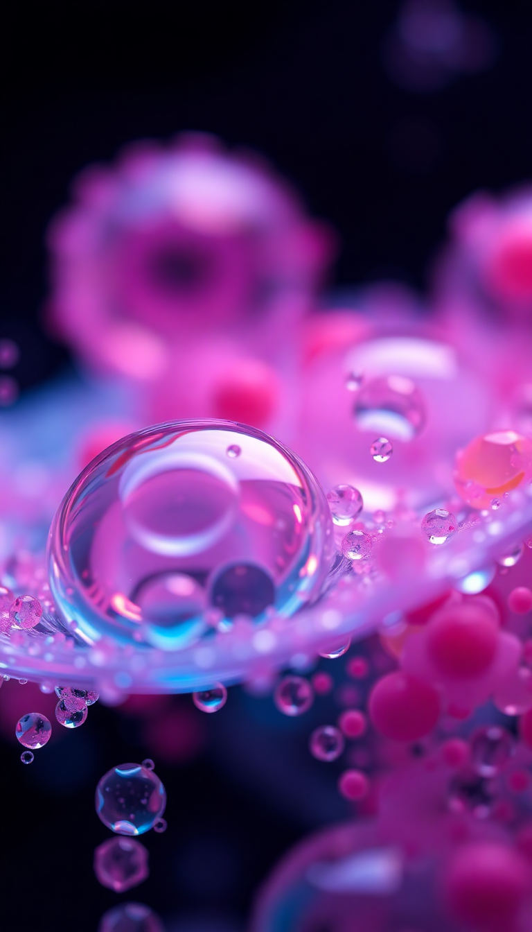 Oil And Water Macro Abstract Aesthetic Wallpaper