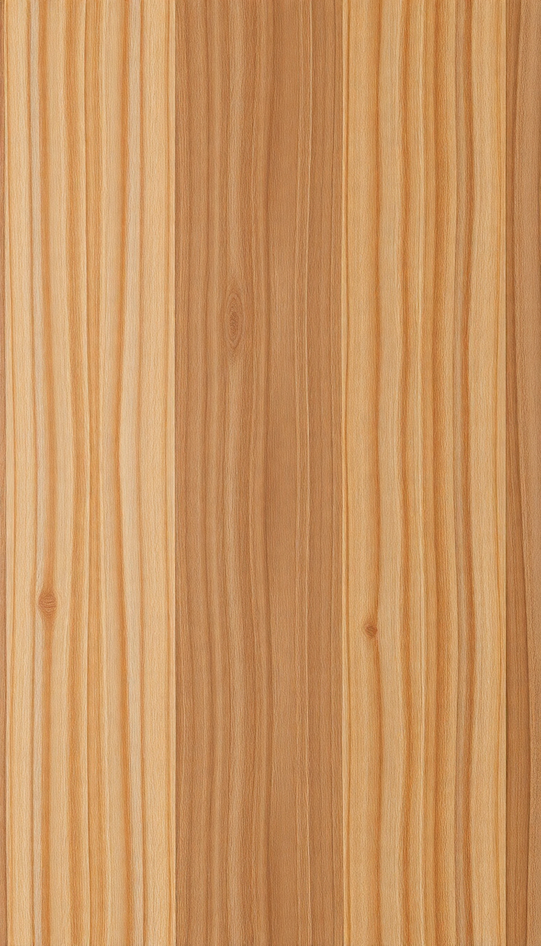 Wood Grain Polished Texture Warm Photorealistic Wallpaper