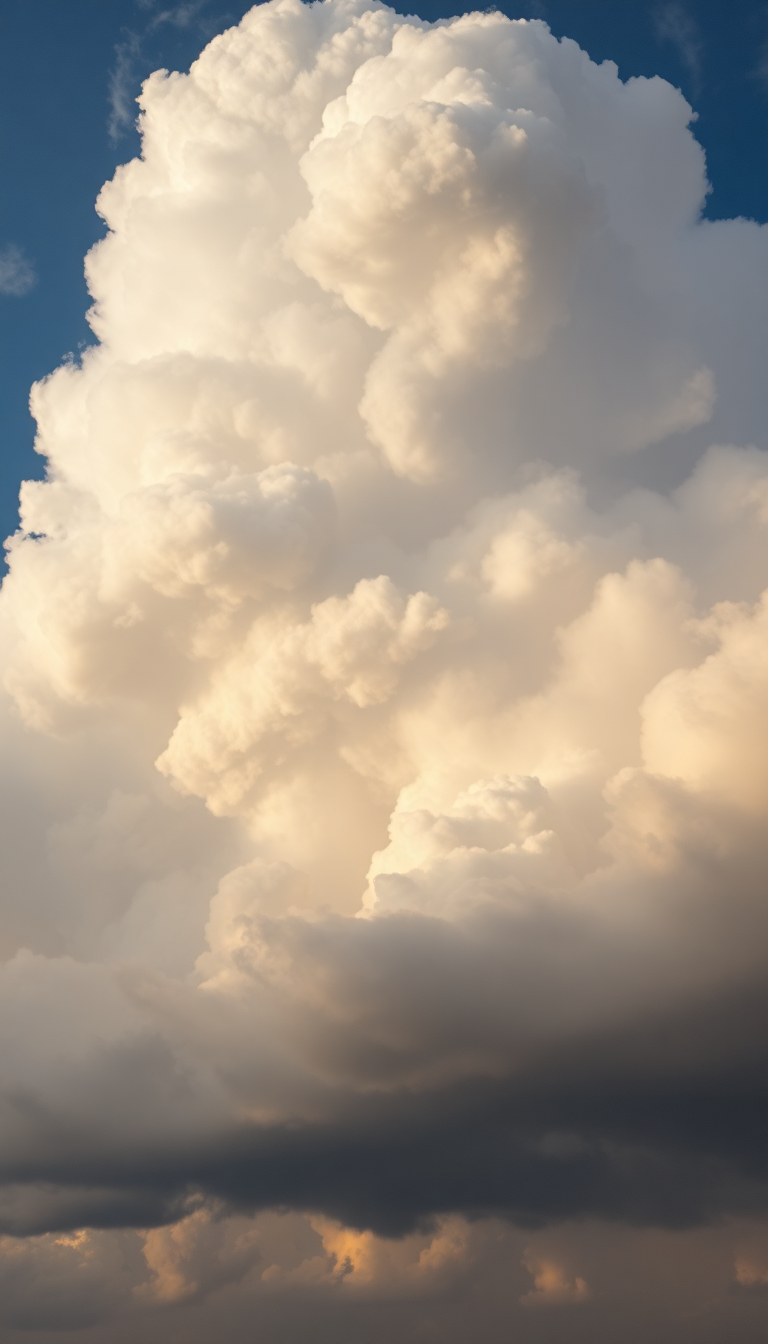 Mammatus Clouds Dramatic Bubble Sky Photorealistic Wallpaper
