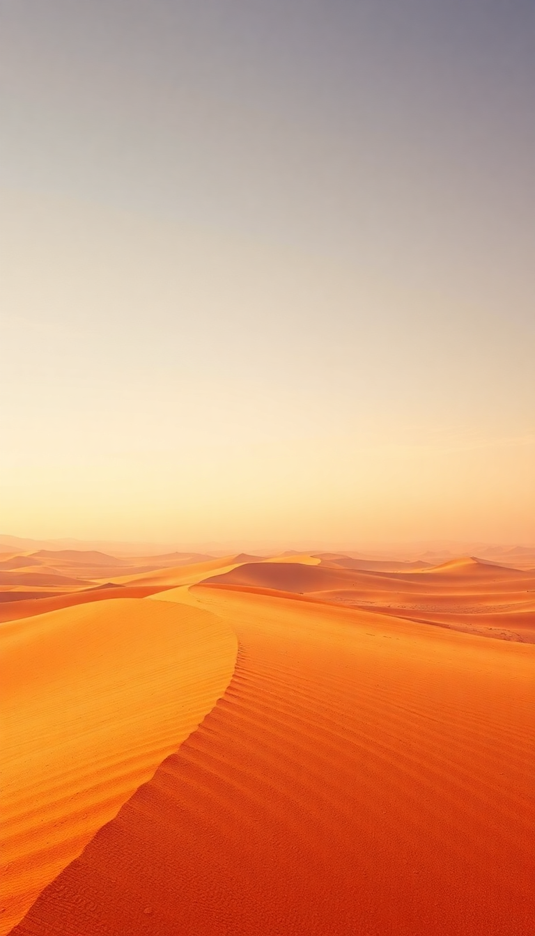 Heat Shimmer Desert Mirage Hot Photorealistic Wallpaper