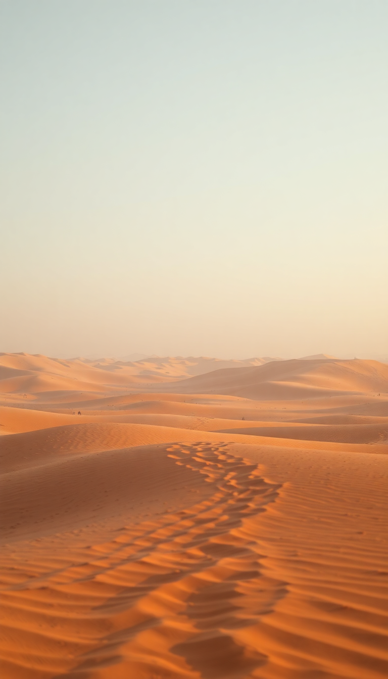 Heat Shimmer Desert Mirage Hot Photorealistic Wallpaper