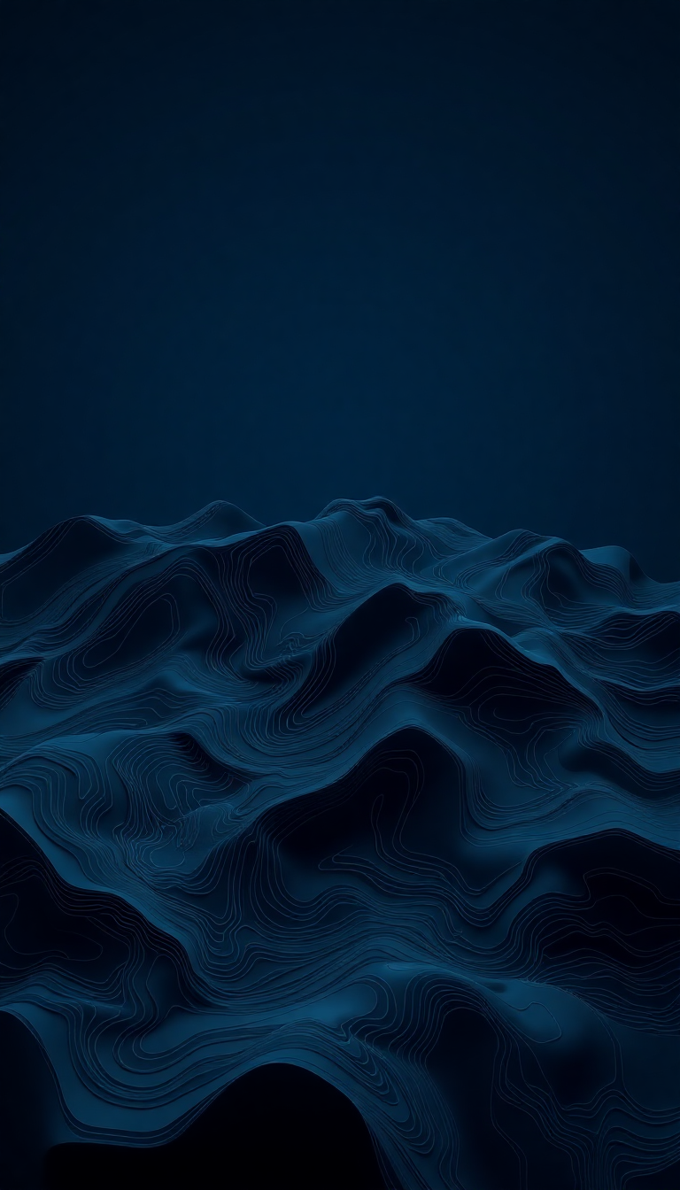 Topographic Lines Flowing Terrain Map Minimalist Wallpaper