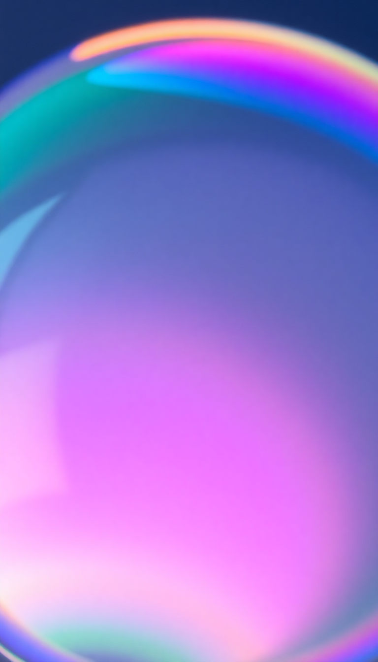 Soap Bubble Macro Rainbow Iridescent Aesthetic Wallpaper