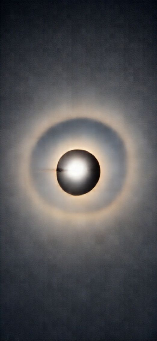 Eclipse Moment Totality Corona Dark Photorealistic Wallpaper