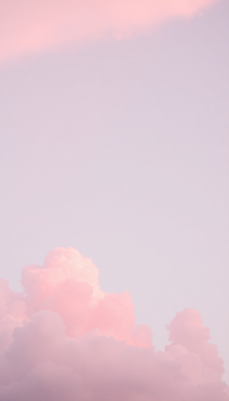 Pink Cloud Cotton Candy Sky Aesthetic Wallpaper