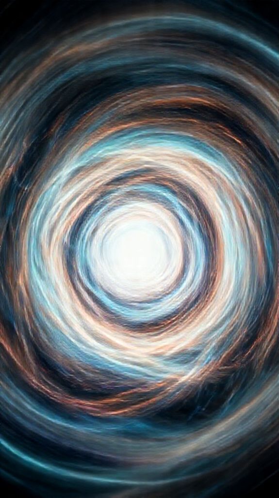 Wormhole Portal Swirling Energy Gateway Digital art Wallpaper