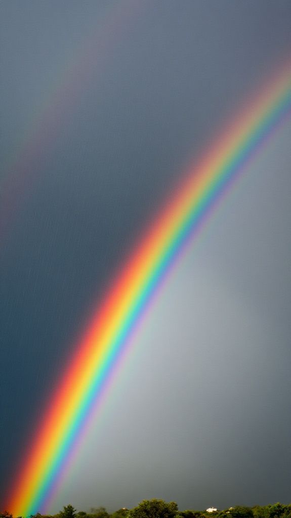 Nature Tropical Rainbow After Storm Wallpaper