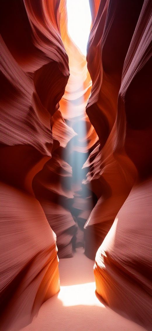 Vintage Ultimate Slot Canyon Light Wallpaper