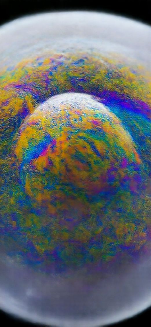 Aesthetic Exquisite Bubble Macro Rainbow Wallpaper