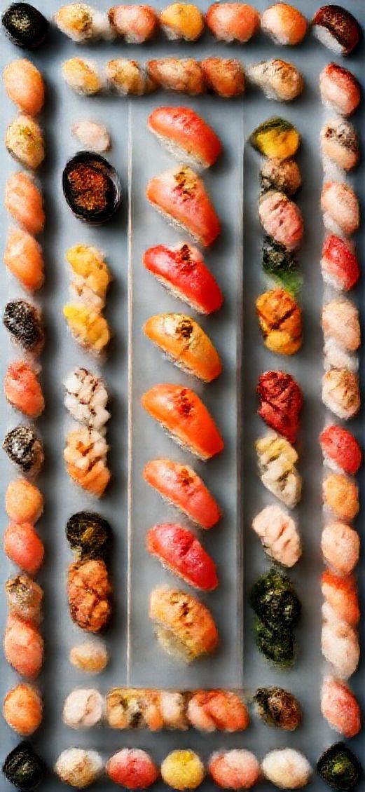 Charming Western Fresh Sushi Arrangement Wallpaper