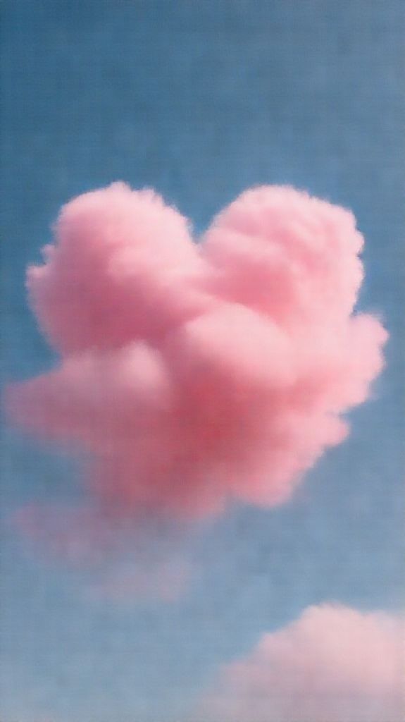 Aesthetic Urban Pink Cloud Cotton Wallpaper