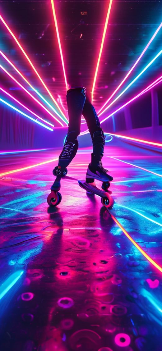 Aesthetic Smooth Roller Skating Rink Wallpaper