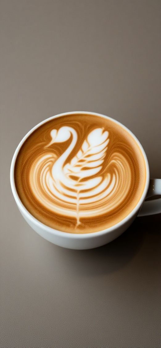 Perfect Latte Art Dynamic Remix Wallpaper