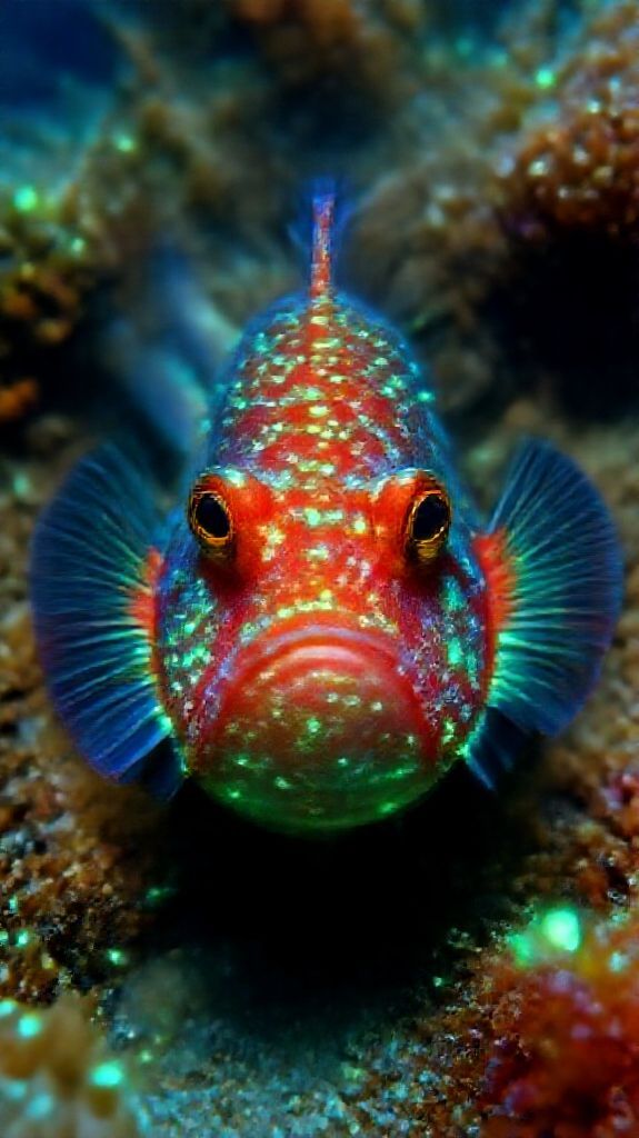 Classic Deep Sea Anglerfish Bioluminescent Abyss Wallpaper