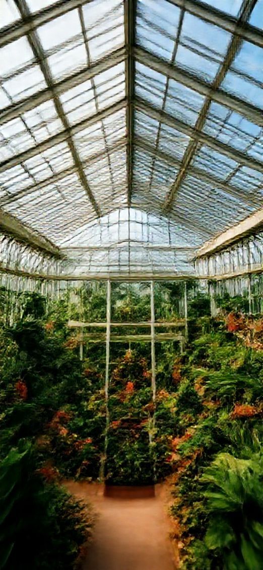 Greenhouse Interior Botanical Opulent Plus Wallpaper