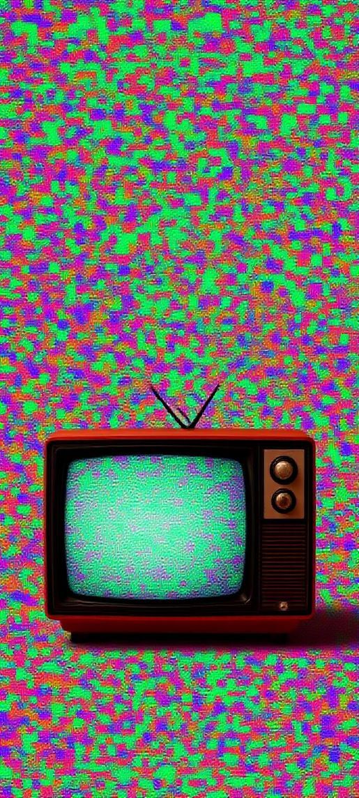 Vintage Television Static Dramatic Max Wallpaper