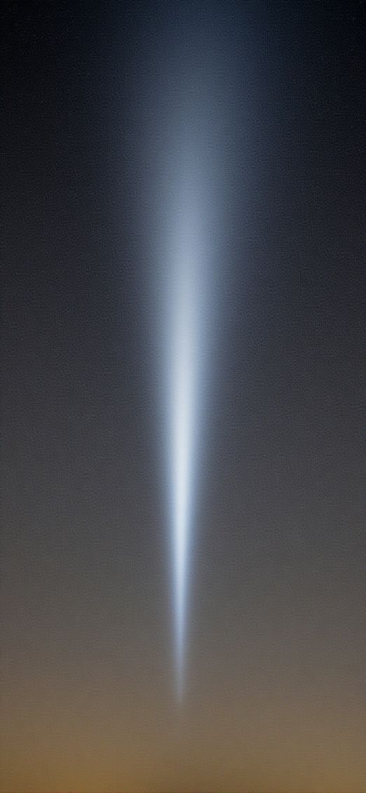 Primal Comet Streaming Night Photorealistic Wallpaper