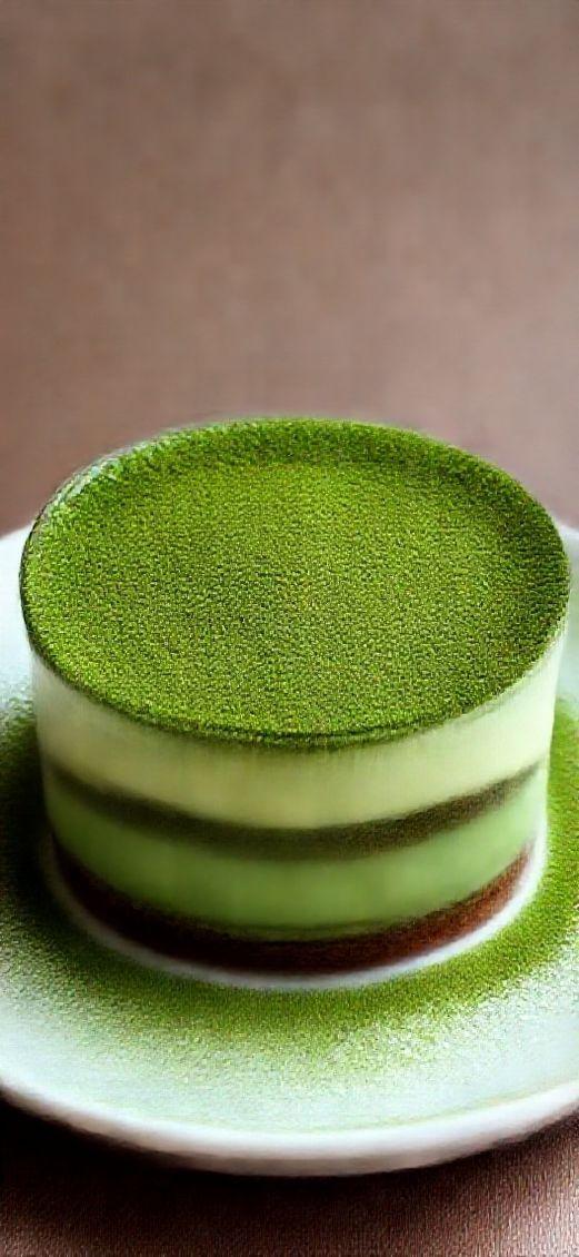 Matcha Tiramisu Layers Deep Compact Wallpaper