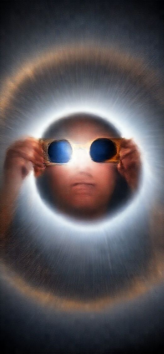 Solar Eclipse Corona Diamond Ring Effect Photorealistic 4K Wallpaper