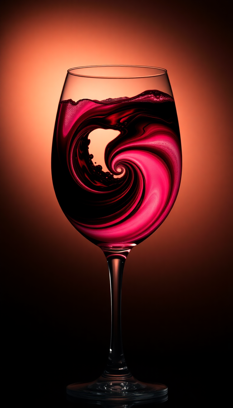 Burgundy Liquid Dramatic Light Aesthetic Ultra HD Wallpaper