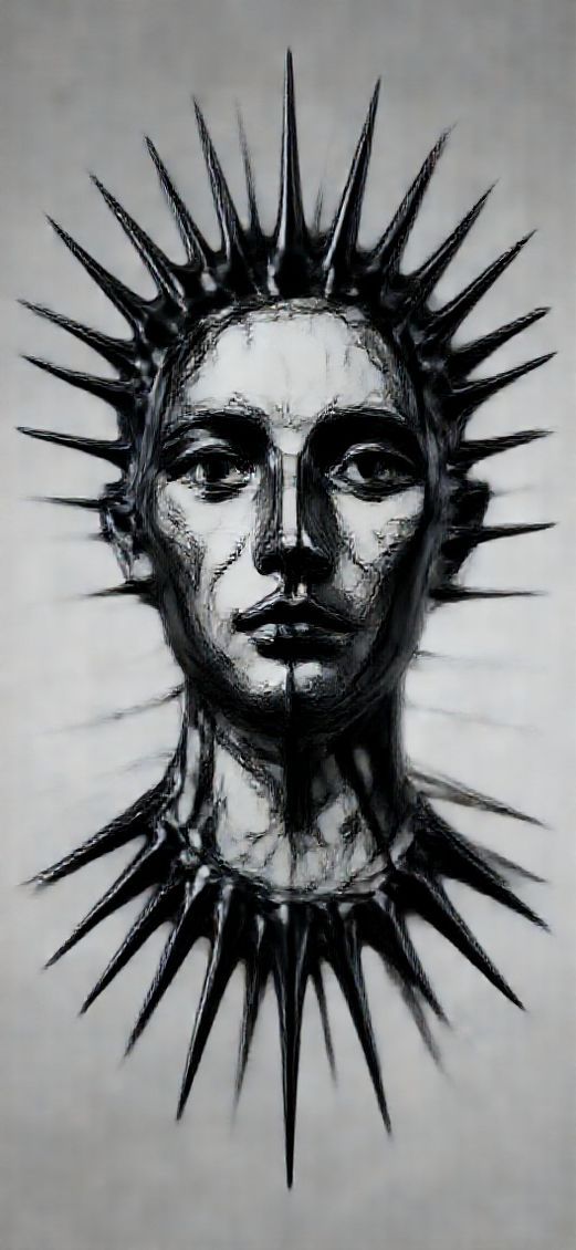 Ferrofluid Spikes Magnetic Sacred Compact Wallpaper