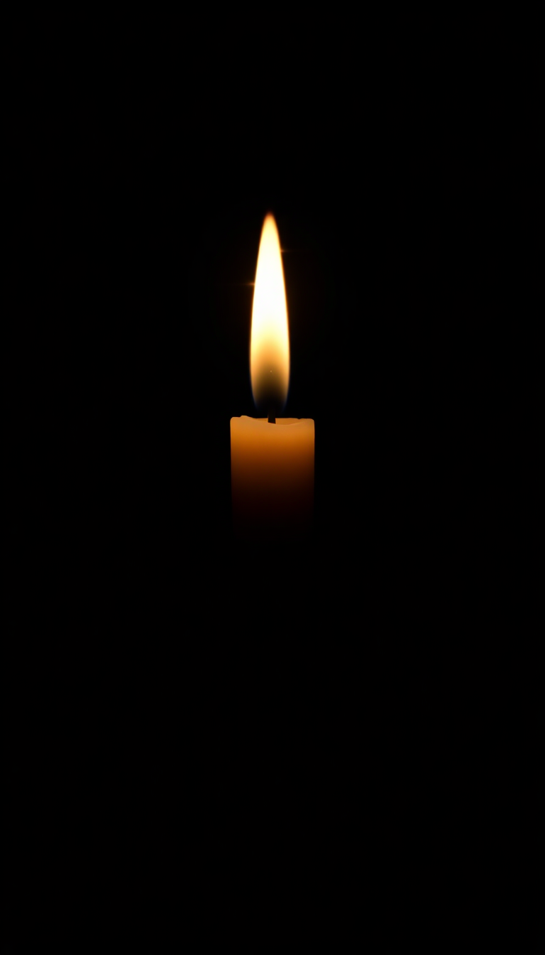Candle Flame Complete Darkness Dark Max Wallpaper