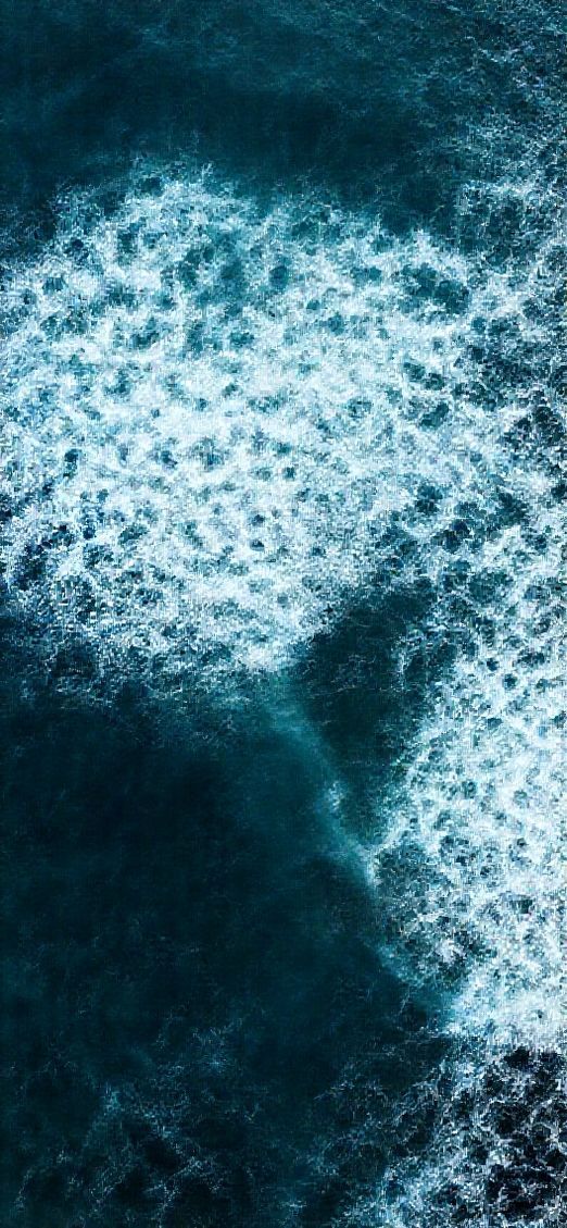 Dreamy Wild Ocean Waves Aerial Wallpaper