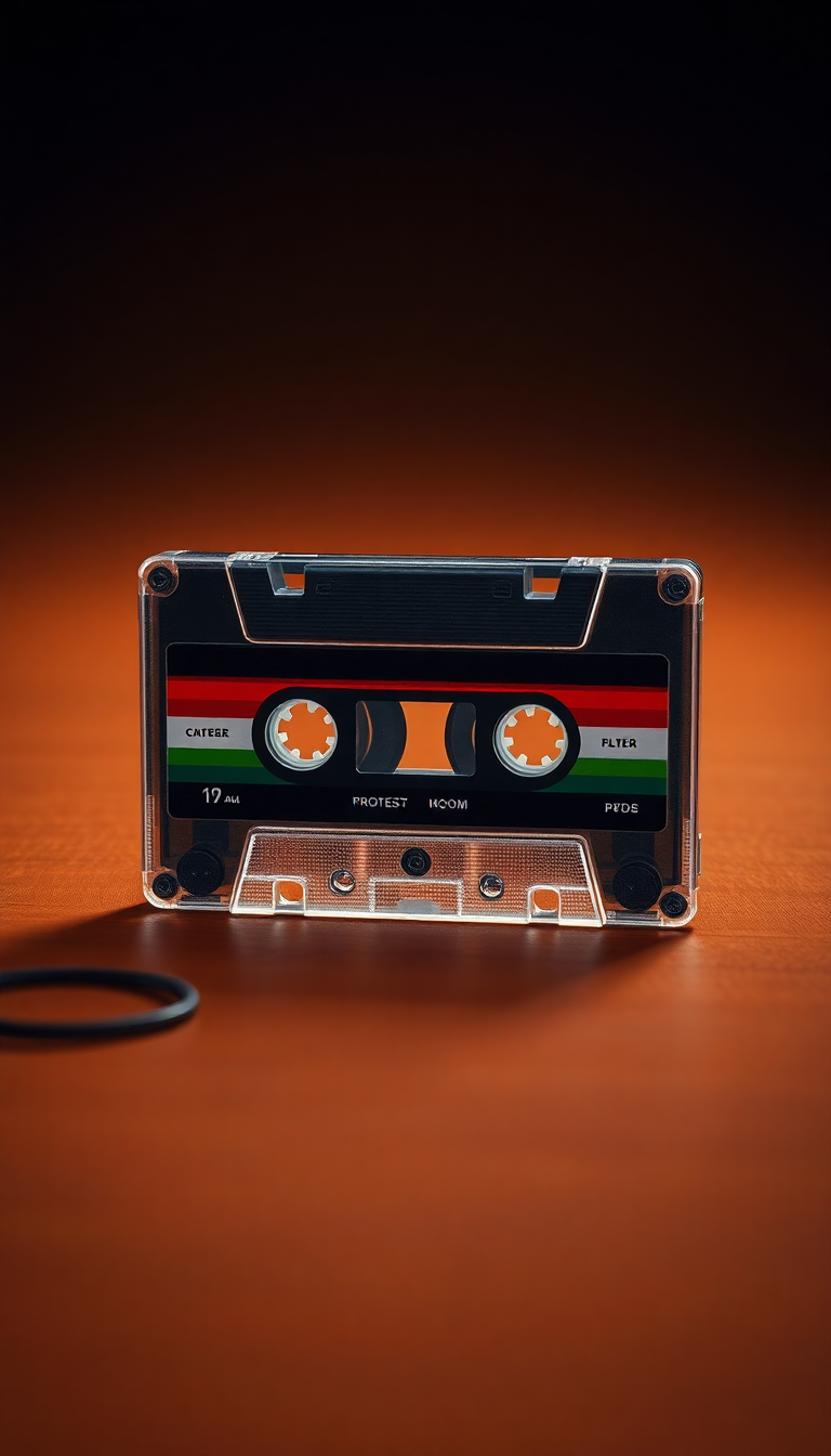 Radiant Elegant Cassette Tape Mixtape Wallpaper