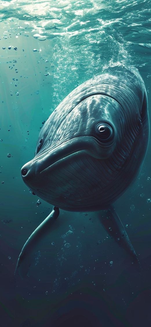 Closeup Deep Intelligent Ocean Nature Deluxe Wallpaper