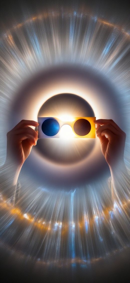 Photorealistic Magnificent Eclipse Corona Diamond Wallpaper