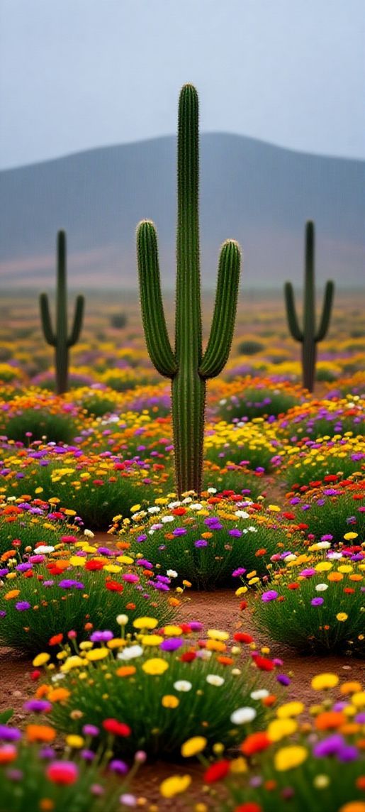 Blooming Desert After Raw Remix Wallpaper