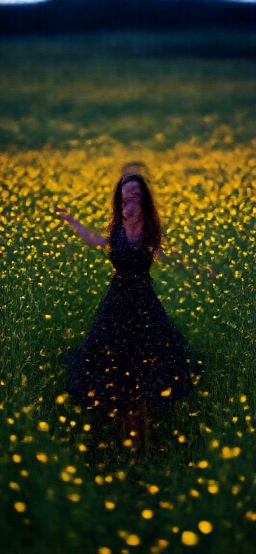 Fireflies Dancing In Smooth Lite Wallpaper