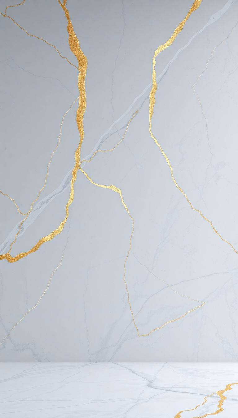 Photorealistic Wild Texture White Gold Wallpaper