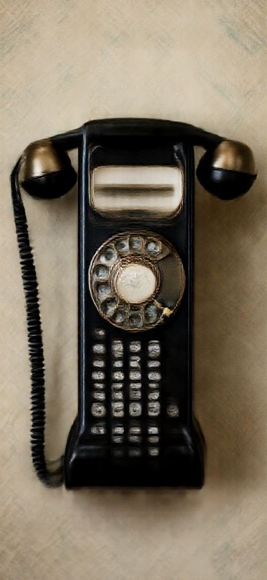 Wild Vintage Telephone Rotary Dial Classic Wallpaper