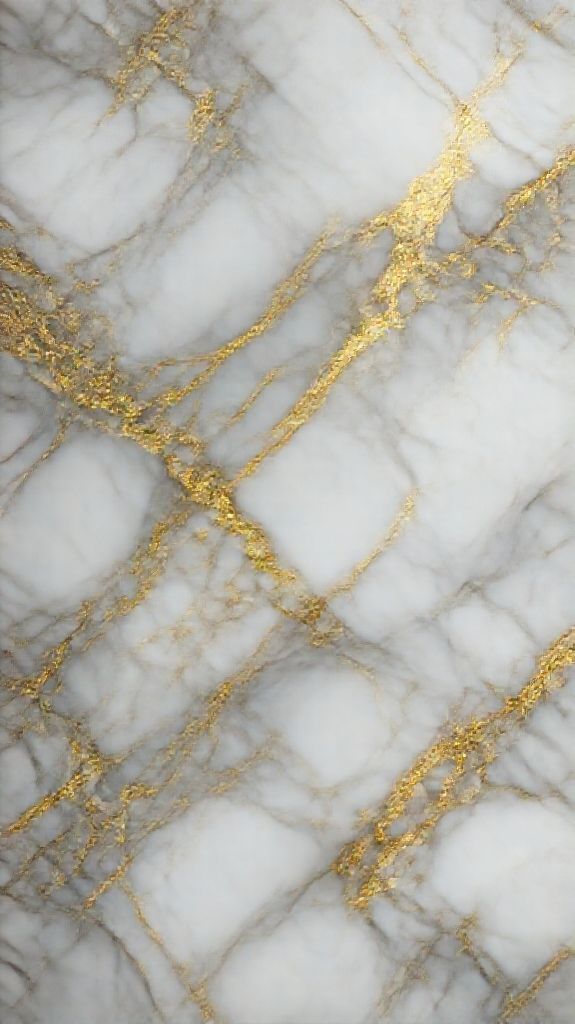 Hazy Silver Marble Texture White Wallpaper
