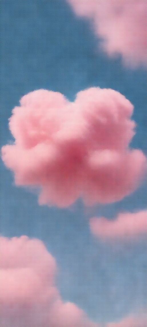 Pink Cloud Cotton Candy Sky Aesthetic Wallpaper