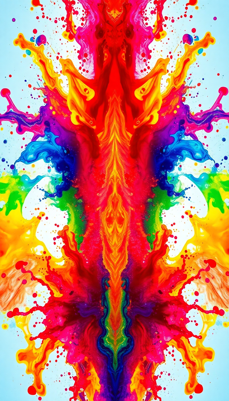 Ink Explosion In Water Freeze Digital art Wallpaper