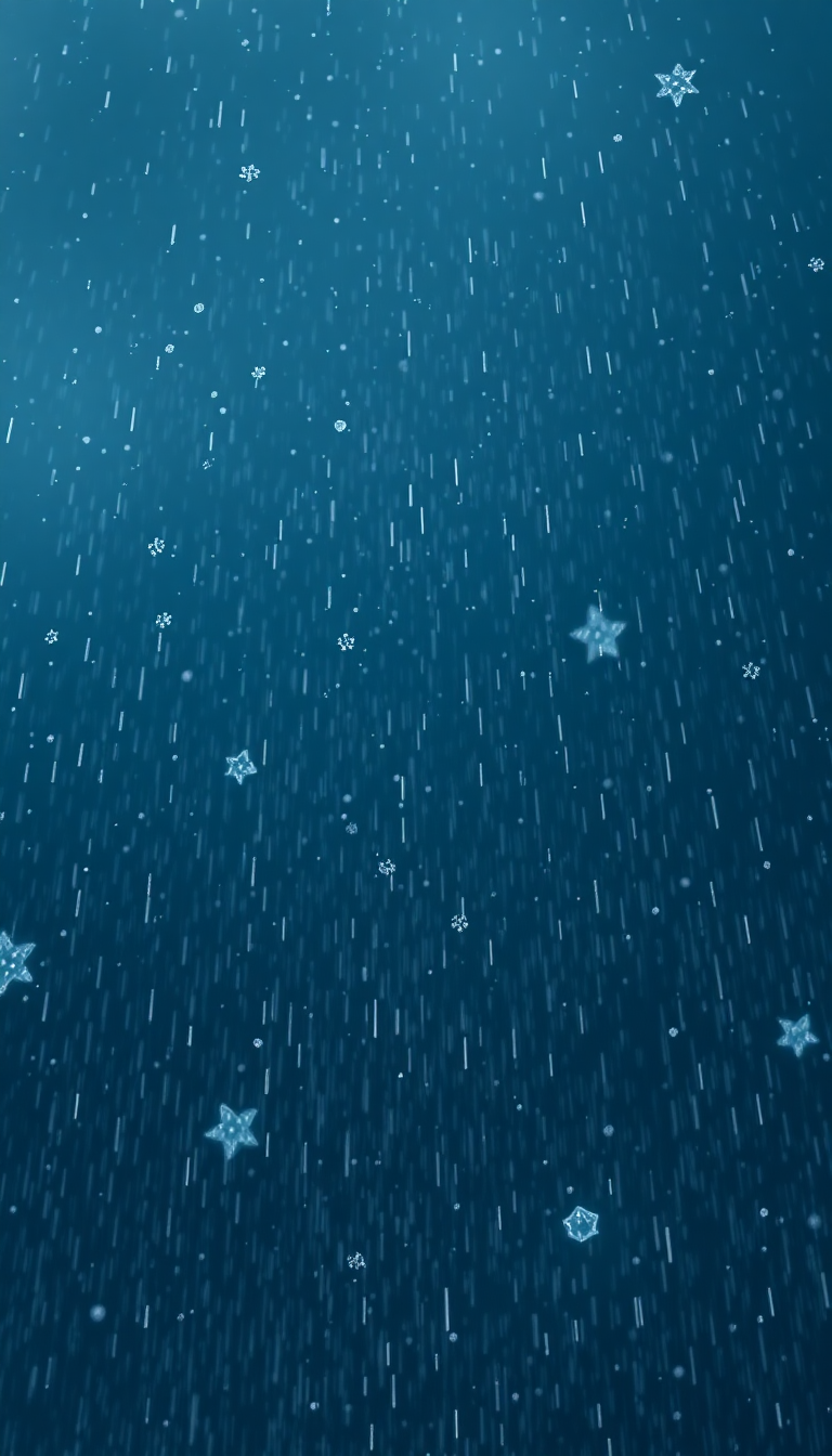 Hailstorm Dramatic Ice Falling Dark Photorealistic Wallpaper