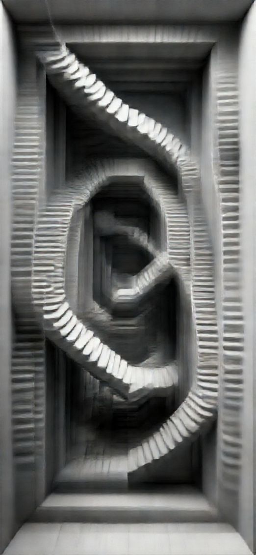 Impossible Geometry Escher Style Infinite Digital art Wallpaper