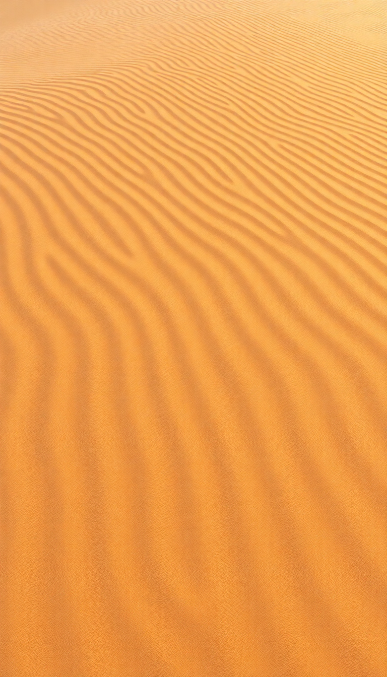 Sand Dune Ripples Wind Patterns Photorealistic Wallpaper
