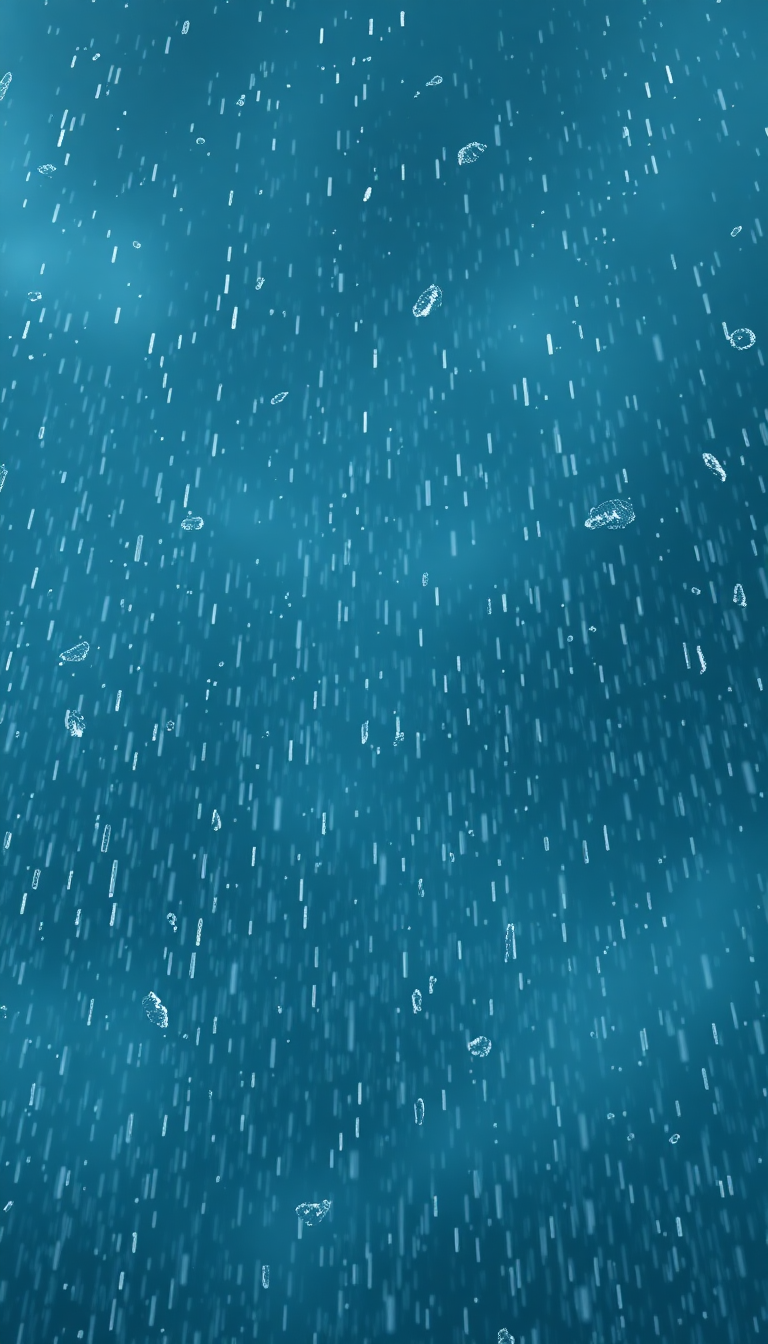 Hailstorm Dramatic Ice Falling Dark Photorealistic Wallpaper