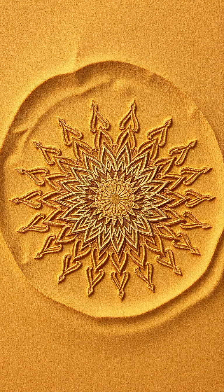 Sand Mandala Intricate Patterns Top Minimalist Wallpaper